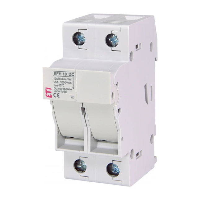 DC 2-pole 25A fuse switch, 10x38mm, EFH 10 DC, ETI
