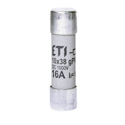 DC 16A/1000V CH cylindrical fuse, 10x38, gPV, ETI