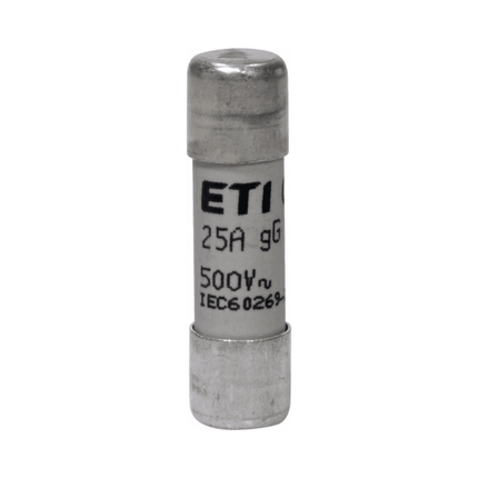 Fusível cilíndrico CA 25A/500V CH10x38 gG, ETI