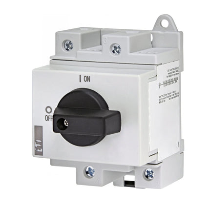 2-pole 25A 1000V DC ON/OFF switch, ETI