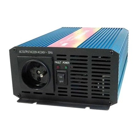 Inversor de onda sinusoidal pura CARSPA 24 V/230 V, 600 W