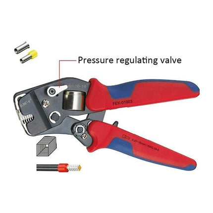 Pince à sertir pour broches de 0,25 à 16 mm², gamme Premium