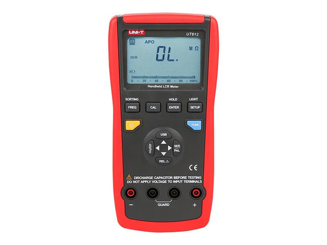 Multímetro UNI-T UT612 RLC, USB, automático