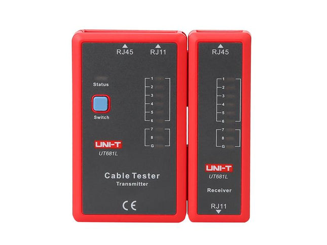 Comprobador de cables UNI-T UT681L (RJ45, RJ11)