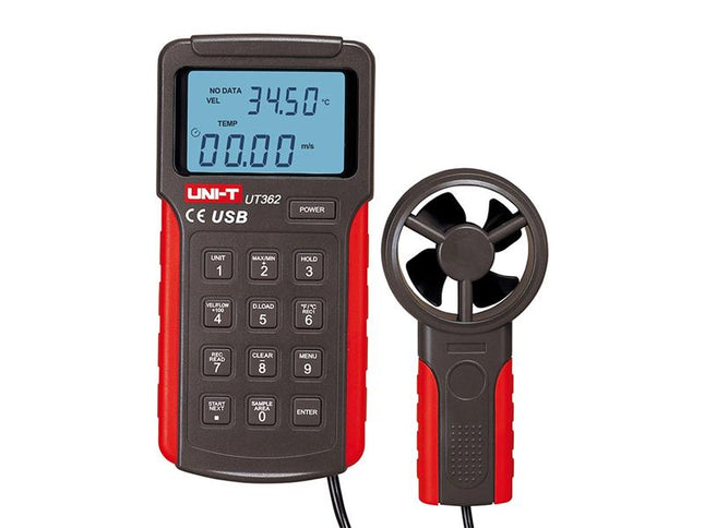 UNI-T UT362 Anemómetro USB