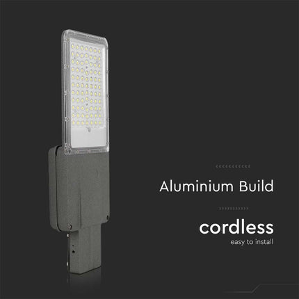 Lampadaire solaire à LED de 2 500 lm, puce Bridgelux, 6 400 K