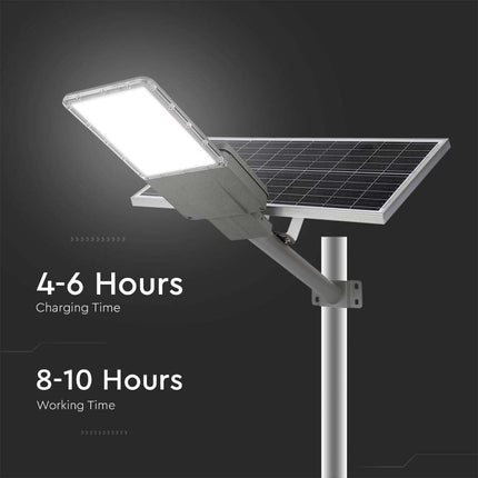 Lampadaire solaire à LED de 2 500 lm, puce Bridgelux, 6 400 K