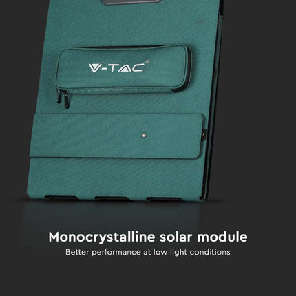 Painel Solar Fotovoltaico Dobrável de 160W para Bateria Portátil