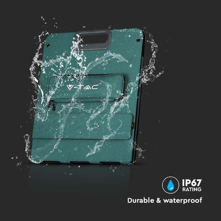Painel Solar Fotovoltaico Dobrável de 120W para Bateria Portátil