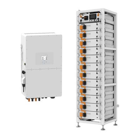 Инвертор DEYE 50 kW + акумулаторна батерия HV Oliter с капацитет 61,44 kWh, V-TAC
