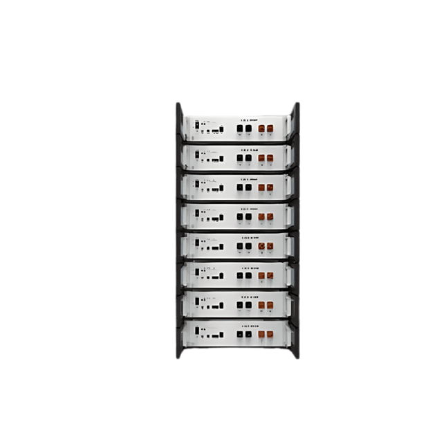 Комплект от 8 държача за батерии с R-образна скоба за Pytes E-BOX-48100R