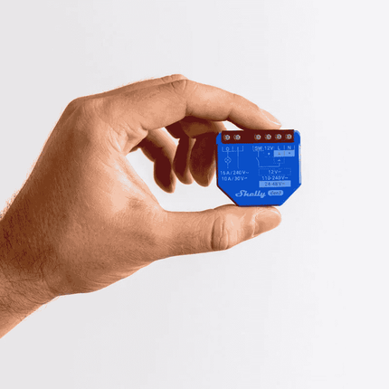Shelly 1 Gen3, Smart Wi-Fi Relay with Dry Contact, 16A