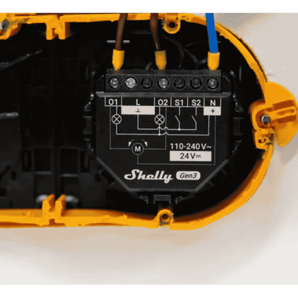 Shelly 2PM Gen3, 2-Channel Smart Relay with Energy Metering and Roller Blind Control