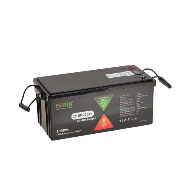 Batería LiFePo4 de 12,8 V y 200 Ah