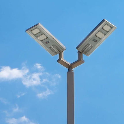 2300lm LED solar street light, motion sensor, 6400K