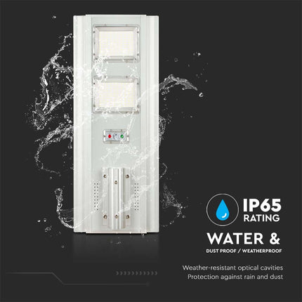 2300lm LED solar street light, motion sensor, 6400K