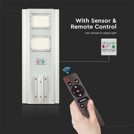 2300lm LED solar street light, motion sensor, 6400K