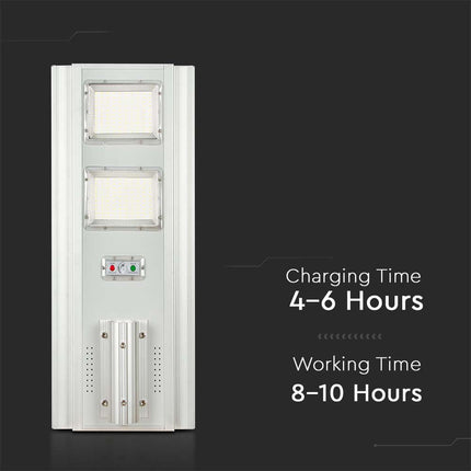 2300lm LED solar street light, motion sensor, 6400K