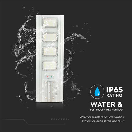 4300 lm LED solar street light, motion sensor, 6400K