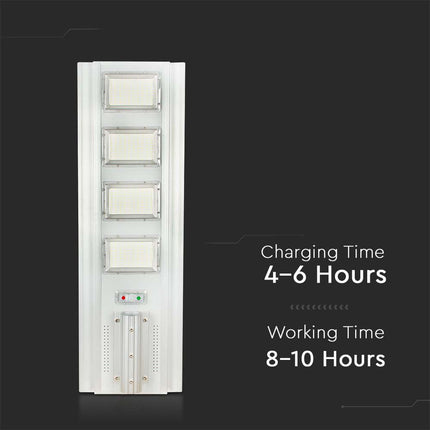 4300 lm LED solar street light, motion sensor, 6400K