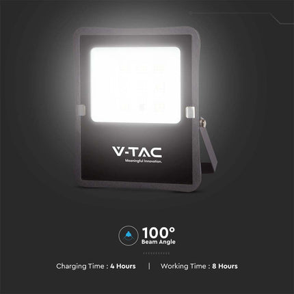 Слънчев LED прожектор с мощност 1200 лм, дистанционно управление, цветова температура 6400 К