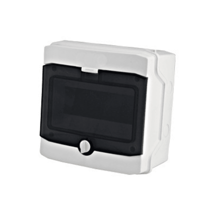 Outdoor-rated fuse box, IP65, single-row, 8UH, Schrack