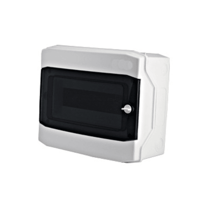 Outdoor-rated fuse panel, IP65, single-row, 12U, Schrack