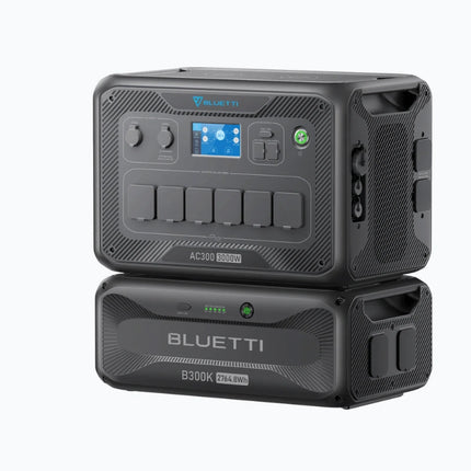 Estación de energía portátil Bluetti de 3000 W, con carga solar o por red eléctrica