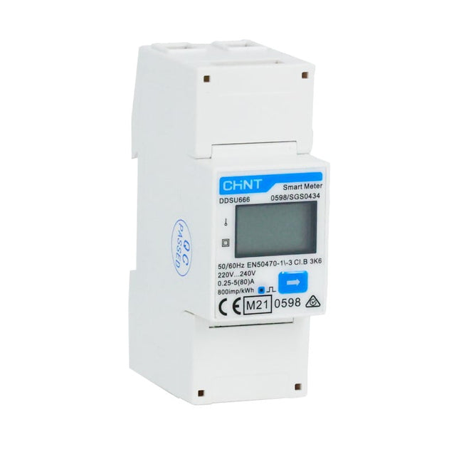 DEYE Single-phase Smart Meter DDSU666 230V 5(80)A 2P, CHiNT