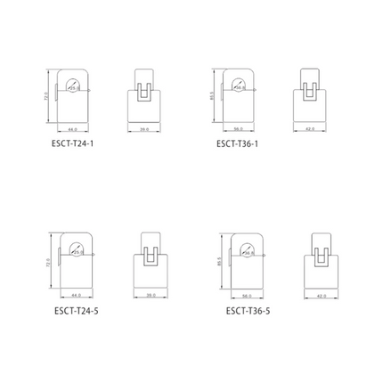 ESCT-T24 250A/5A Current Transformer Coil, EASTRON
