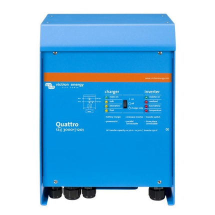 Onduleur Victron Energy Quattro 12/3000/120-50/50 12 V 3 000 VA