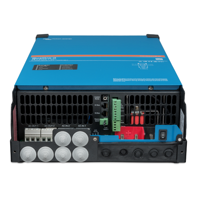 Inversor Victron Energy Quattro-II 24/5000/120-50/50 de 24 V y 5000 VA