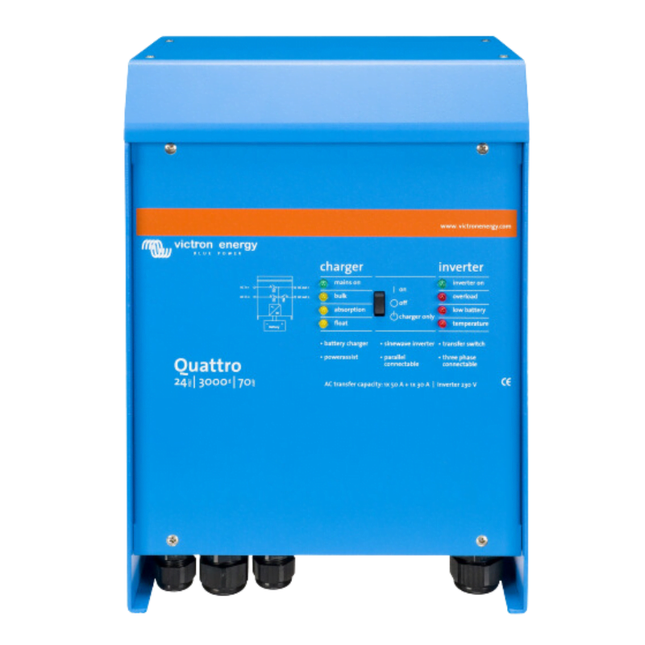 Inversor Victron Energy Quattro 24/3000/70-50/50 24V 3000W