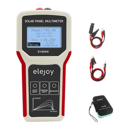 Testeur multimètre MPPT 800 W pour panneaux photovoltaïques, Elejoy