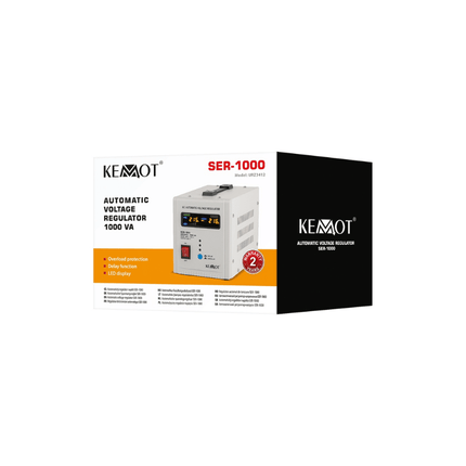 Stabilizzatore di tensione automatico da 1000 VA, KEMOT