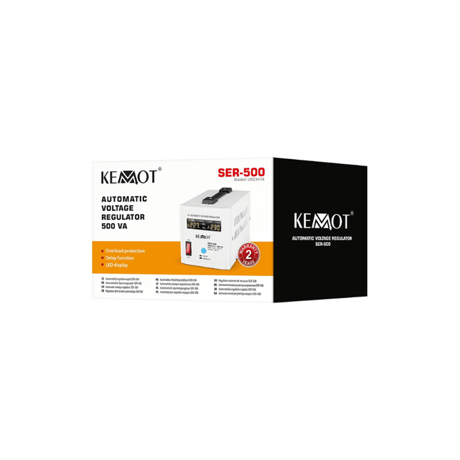 Estabilizador de tensión automático de 500 VA, KEMOT