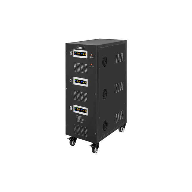 Estabilizador de tensión automático con servomotor de 50 kVA, KEMOT