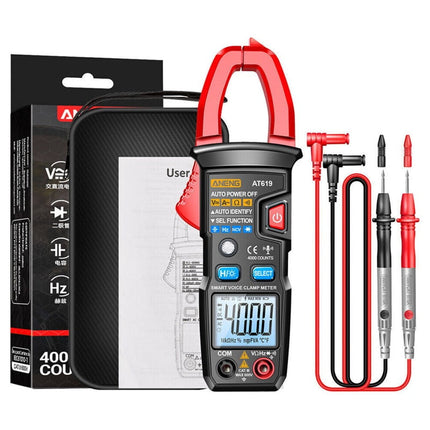 Pinza amperometrica, Smart Voice, digitale AT619, ANENG