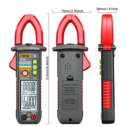 Clamp meter, Smart Voice, digital PN102+, ANENG