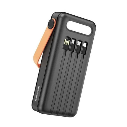 Batteria esterna da 30.000 mAh con pannello solare fotovoltaico, BoroFone