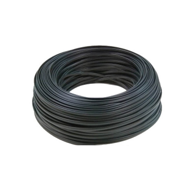 Cable solar fotovoltaico de 6 mm², rollo de 100 m, negro
