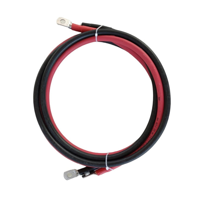 Cables de conexión para batería, 50 mm², 2 m, juego
