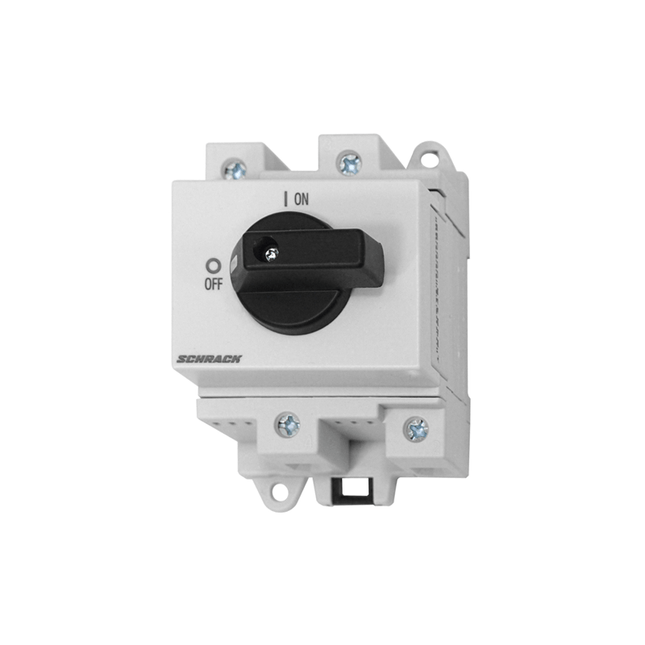 2-pole DC ON/OFF switch, 32A, 700V DC, Schrack