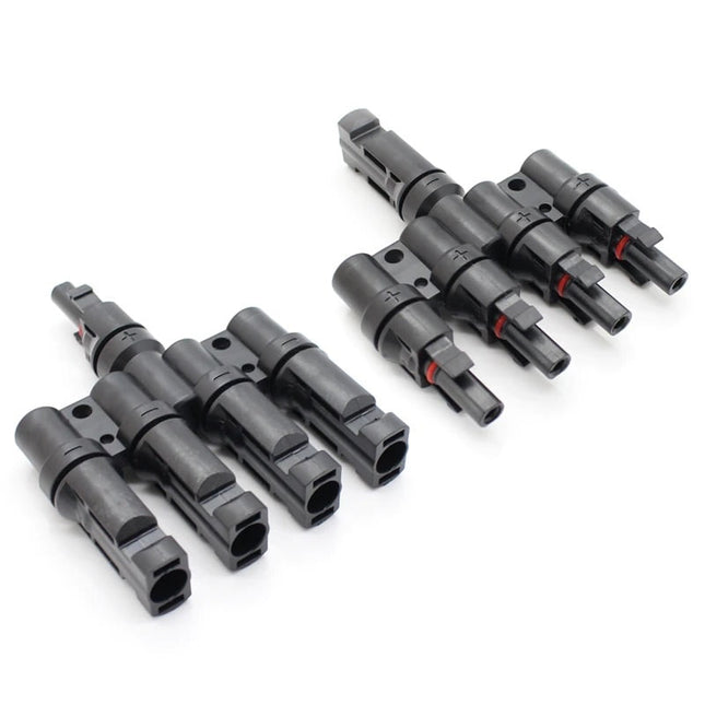 Conector en Y paralelo MC4 4 en 1, 1000 V, IP67
