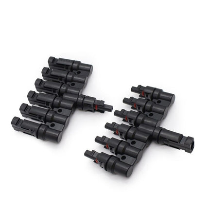 Conector MC4 Y Paralelo 6 em 1, 1000 V, IP67