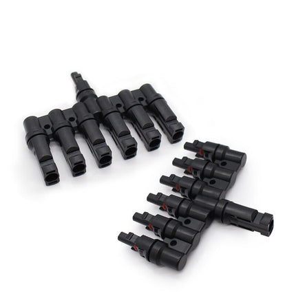Conector MC4 Y Paralelo 6 em 1, 1000 V, IP67