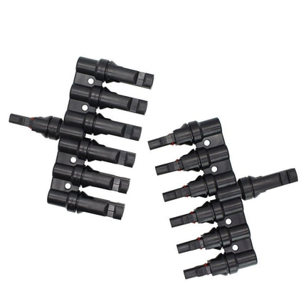 Conector MC4 Y Paralelo 6 em 1, 1000 V, IP67