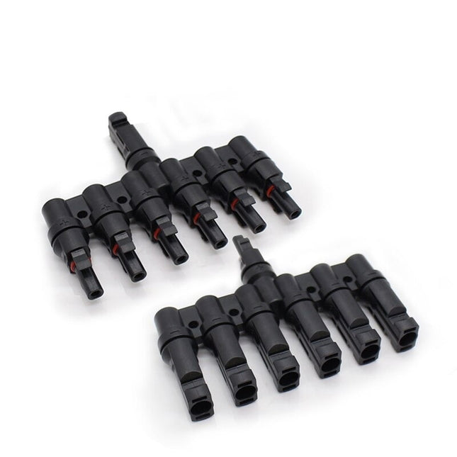 Conector en Y paralelo MC4 6 en 1, 1000 V, IP67