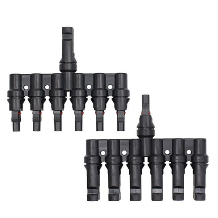 Conector MC4 Y Paralelo 6 em 1, 1000 V, IP67