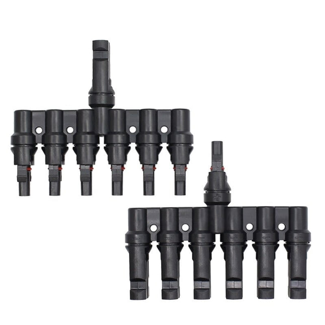 Conector en Y paralelo MC4 6 en 1, 1000 V, IP67